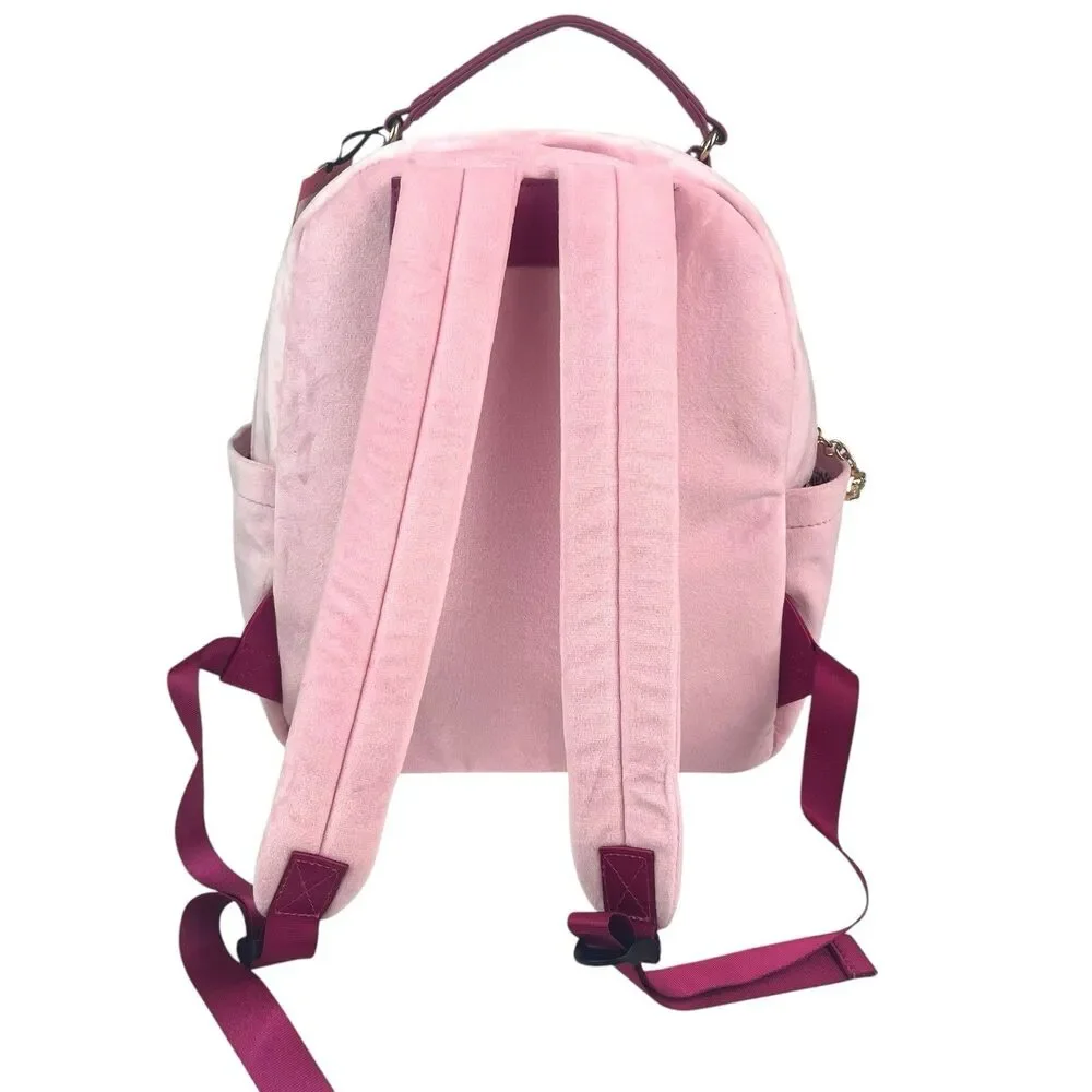 Juicy Couture New Love Chapter Backpack Wristlet Wallet Scottie Dog Charm Velvet